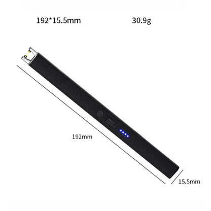 Windproof Pulse Arc Electronic Lighter – USB Rechargeable with Safety Lock & Battery Display