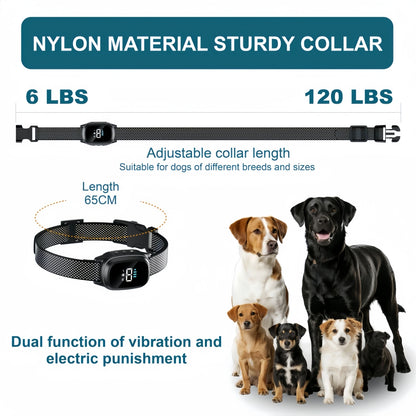 Waterproof Rechargeable Anti-Bark Dog Training Collar — Vibration Mode