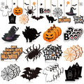 36 Pcs Halloween Wood Hanging Ornaments Ghost Style