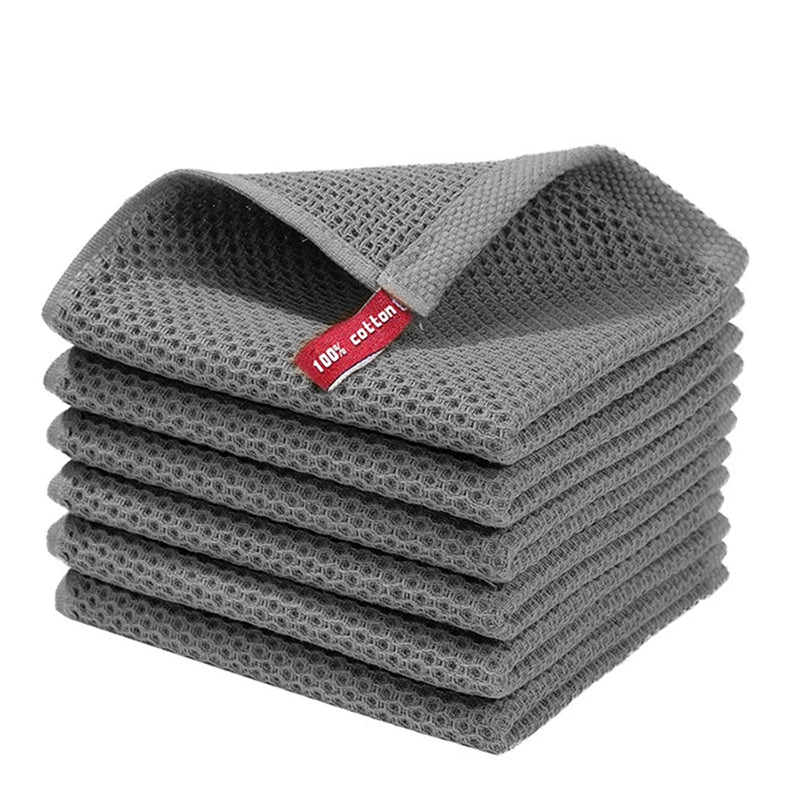 Honeycomb Cotton Kitchen Dishcloth, 5-Pack