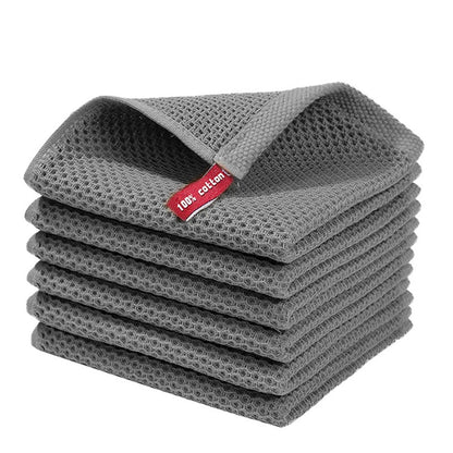 Honeycomb Cotton Kitchen Dishcloth, 5-Pack