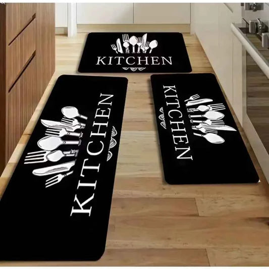Soft Kitchen Carpet Soft Floor Mat Running Carpet Living Room Bedroom Carpet Kitchen Corridor Bathroom Washing Machine Carpet