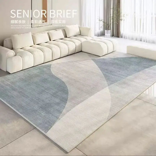 VIKAMA Light Luxury Anti-Slip Dirt-Resistant Area Rug – Soft Carpet for Living Room, Bedroom & Sofa