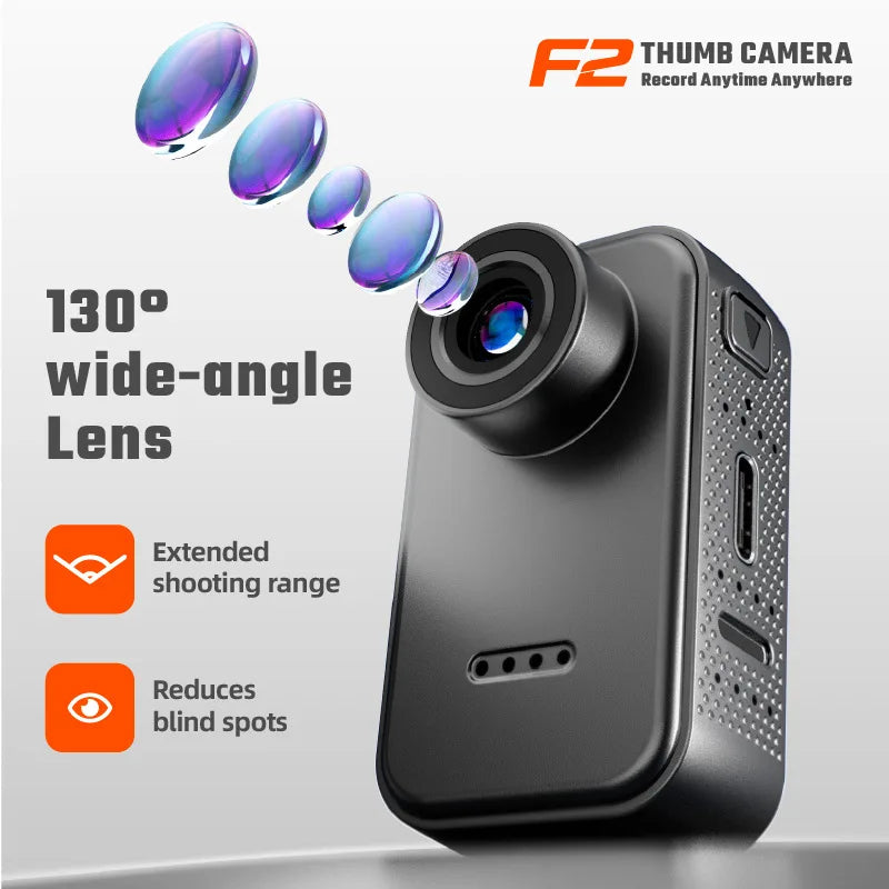 Kids HD 1080p Action Camera – 1.44" Thumb-Size, Rechargeable, MicroSD Support, CE Certified