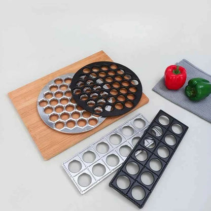 Ravioli Mold Dumpling Mould DIY Dumplings Maker Ravioli Maker Mould Alloy Aluminum Ravioli Stamp Cutter Mold Kitchen Accessories