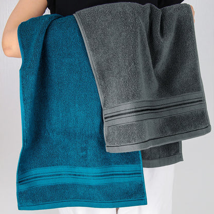 4-Piece Luxury Pure Cotton Bath Towel Set, 1 Bath Towel + 1 Face Towel