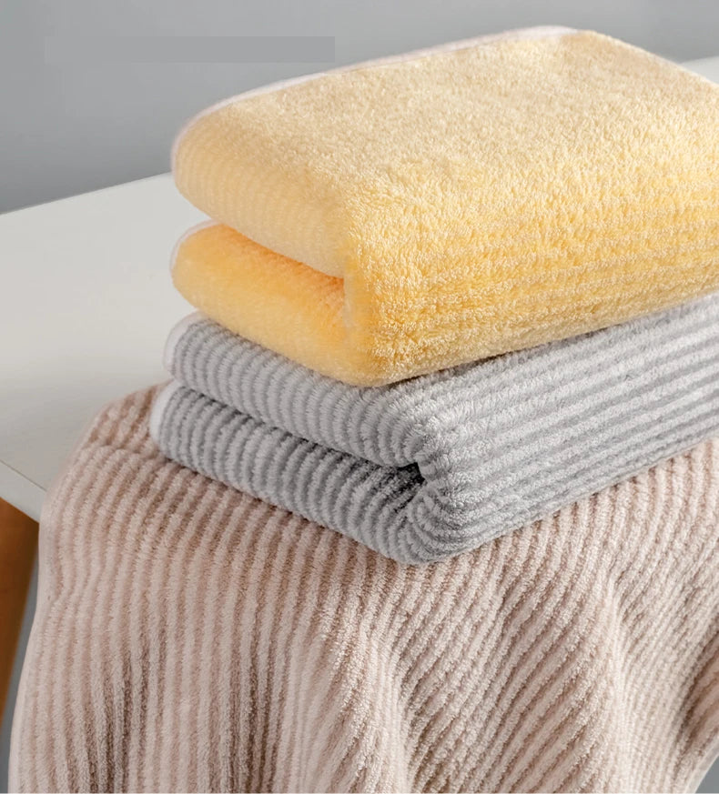 35x75 Cm 100% Egyptian Cotton Large Bath Towels and Face Towels