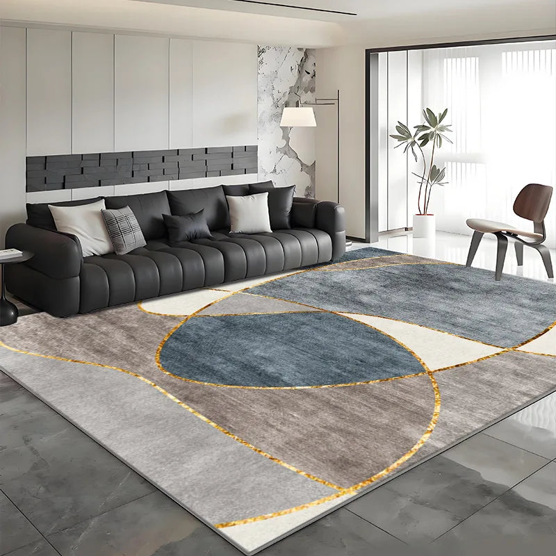 VIKAMA Nordic Dirt-Resistant Area Rug – Non-Slip Soft Carpet for Living Room, Sofa & Bedroom
