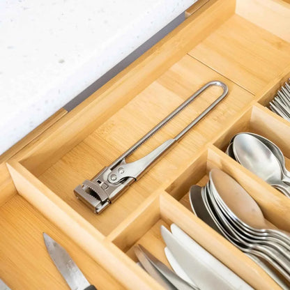 Can Opener Adjustable Stainless Steel Non-Slip Multifunction Manual Jar Bottle Bottle Lid Opener Gadget Home Gadgets Accessories