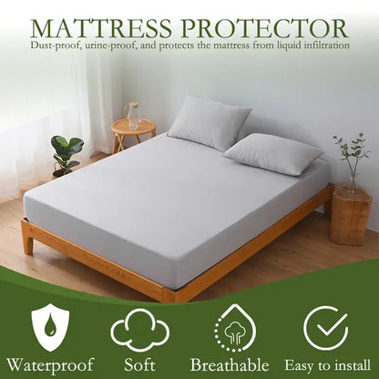 Jersey Knit Waterproof Fitted Sheet, Stretch Fit