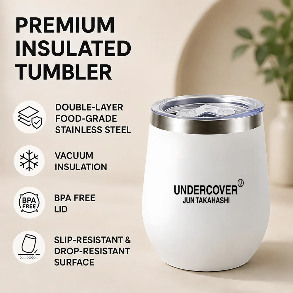 Egg Shaped Stainless Steel Vacuum Flask 360ml – Double Wall Insulated Travel Mug