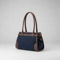 PU Leather Satchel Purse, Multi-Layer Compartments