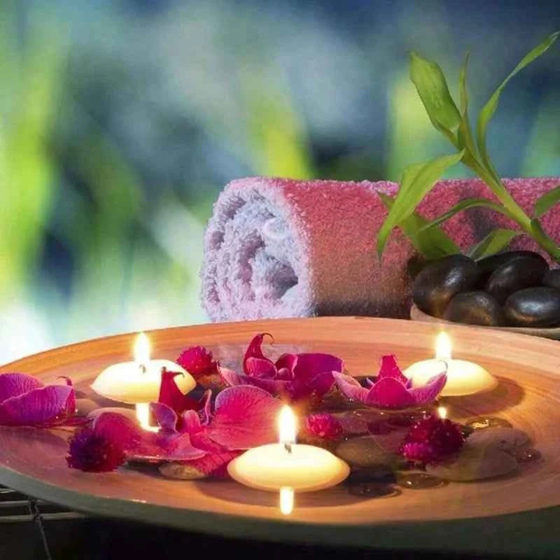 6/10/16Pcs Unscented Discs Candles Floating For Valentine's Day Party Wedding Home Bathtub Decor Romantic Confession Candlelight