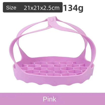 Pressure Cooker Sling Steamer Silicone Foldable Anti-scalding Sling Steamer Bakeware Lifter Instant Pot for 6 Qt/8 Qt Drain Rack