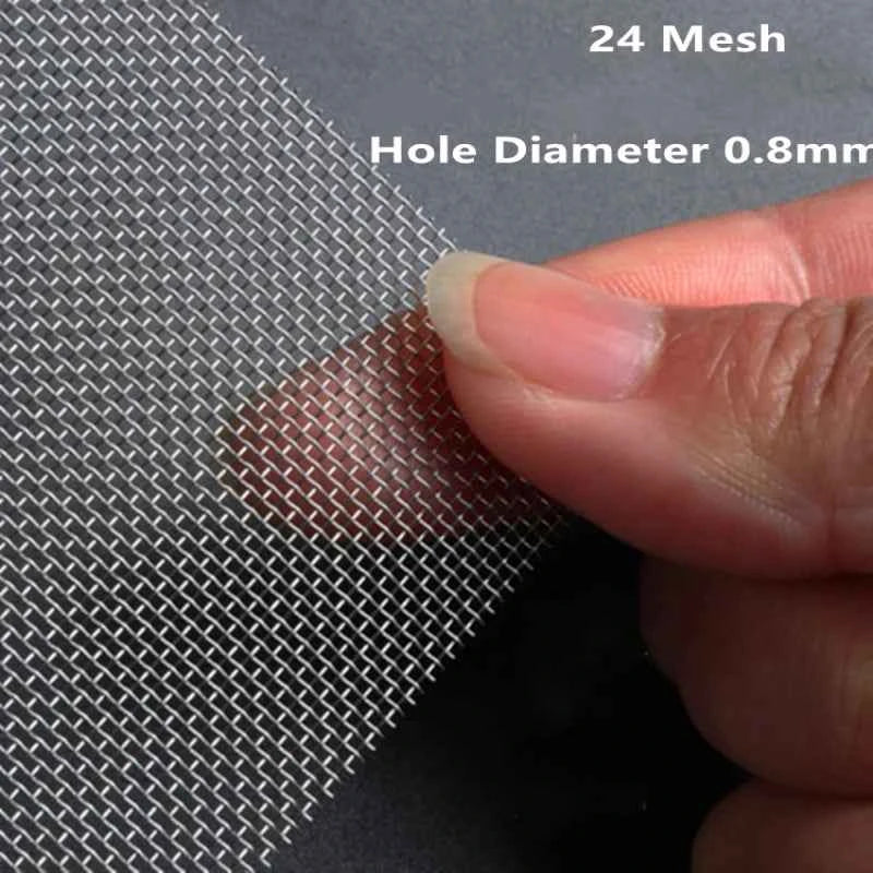 4 - 500 mesh,All Size 304 Stainless Steel Filter Wire Mesh Woven Wire Sieve Plate Screen Mesh