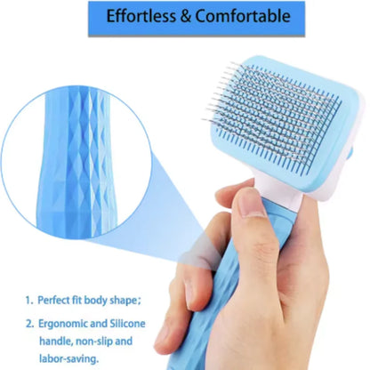 Self-Cleaning Needle Comb for Cats & Dogs