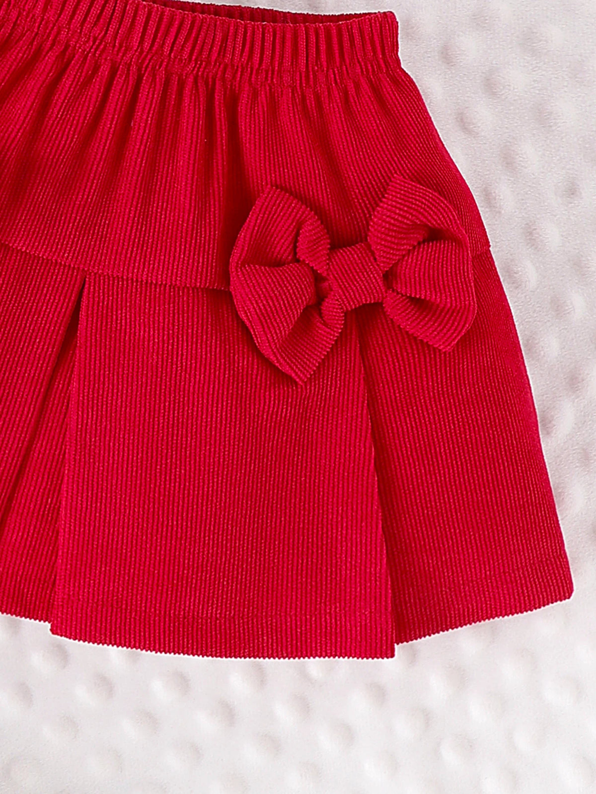 Bubble Sleeve Top & Skirt Set for Girls 1-3 Years