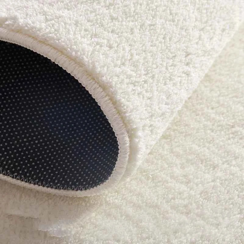 Cream Style Rugs for Bedroom Large Area Living Room Decoration Washable Carpet Thick Plush Lounge Floor Mat Home Fluffy Soft Rug