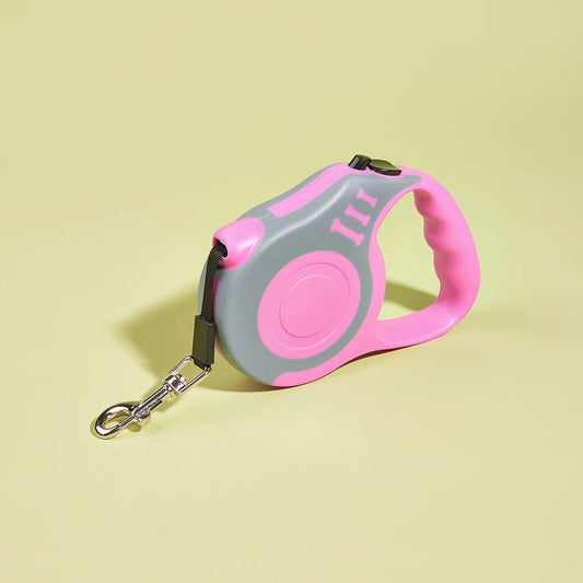 Laisse rétractable pour chien — Solide, en nylon, 3m/5m, pour chiens et chats de petite, moyenne et grande taille