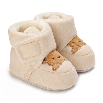 Cartoon Cotton Winter Boots, Soft Sole