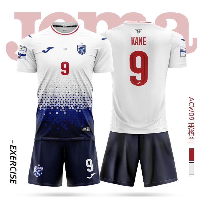 joma Homer soccer jersey short-sleeved shirt + shorts set 3DT T-shirt children's training uniform team match soccer jersey