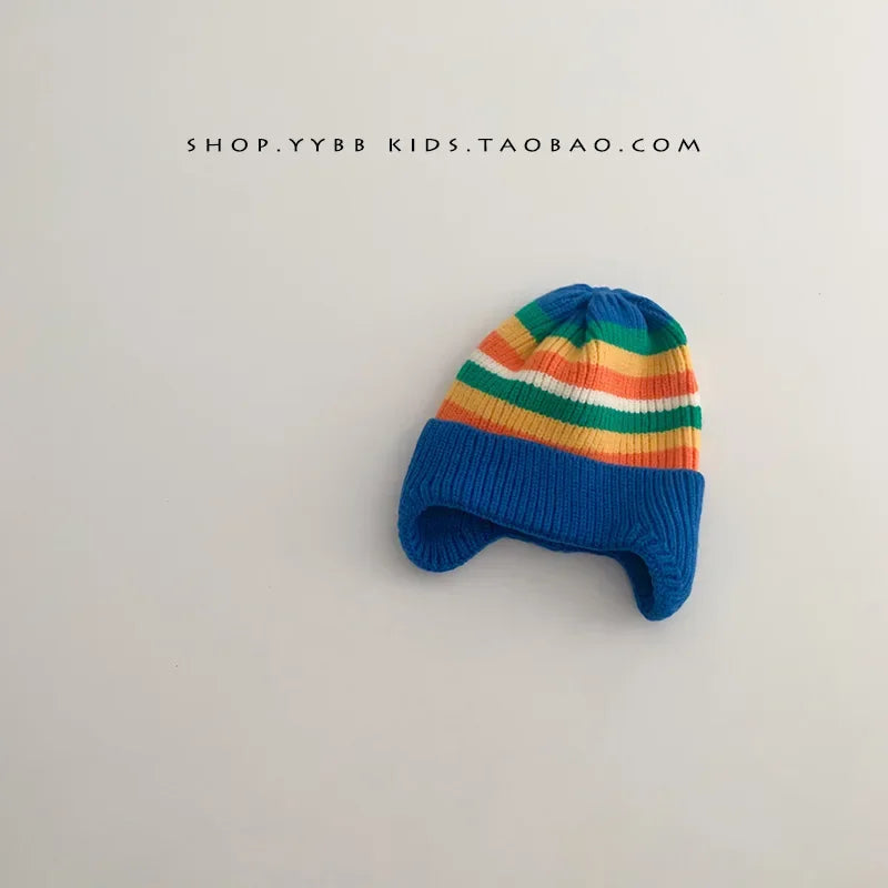 Wool Bear Ear Protection Winter Hat