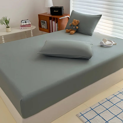 Solid Color Fitted Sheet | Single to Queen