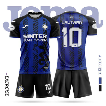 joma Homer soccer jersey short-sleeved shirt + shorts set 3DT T-shirt children's training uniform team match soccer jersey