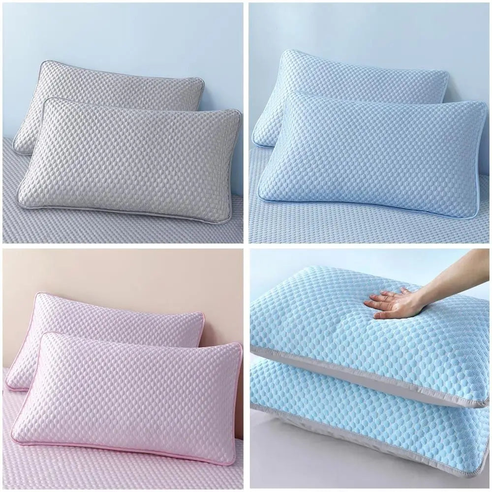 Cotton Anti-Mite Pillow Protector, Half-Pack Grey