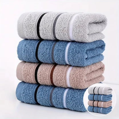 Premium Soft Absorbent Bath & Face Towels — Multi-Color Pack