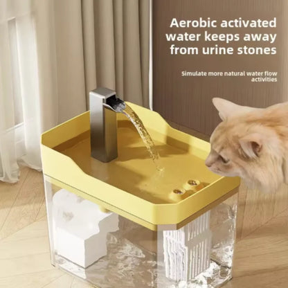 Auto-Filter Recirculating Cat Water Fountain
