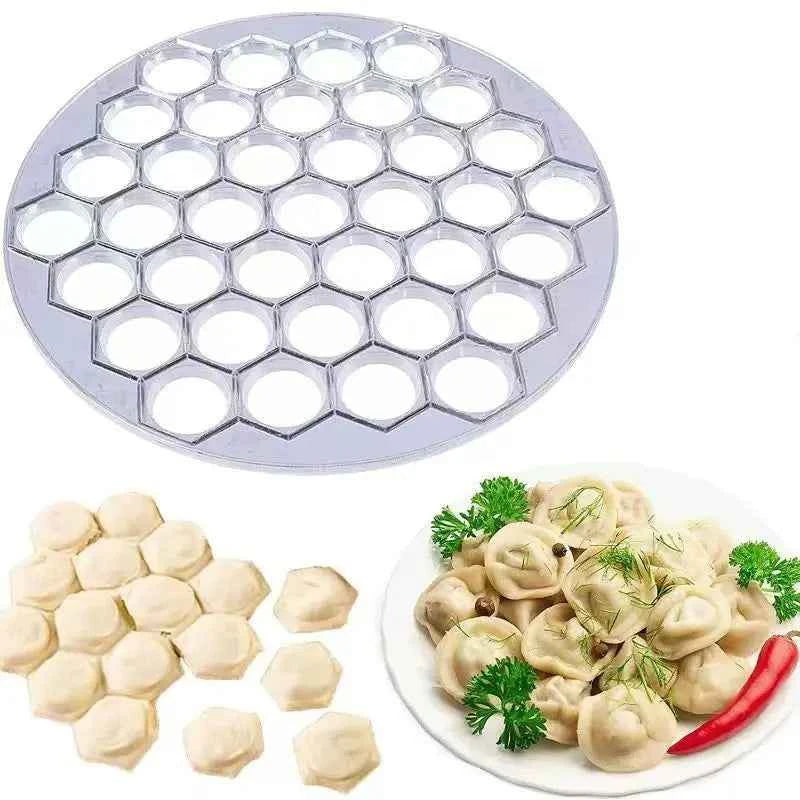 Ravioli Mold Dumpling Mould DIY Dumplings Maker Ravioli Maker Mould Alloy Aluminum Ravioli Stamp Cutter Mold Kitchen Accessories