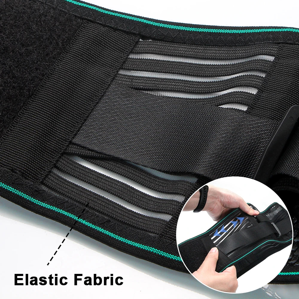 1PCS Lower Back Brace for Pain Relief – Adjustable Lumbar Support Belt for Sciatica- Breathable & Stabilizing with 4 Steel Stays