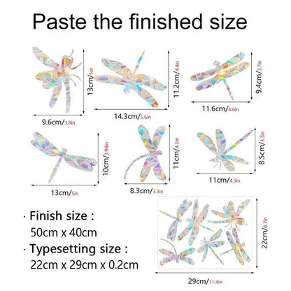 29 Stylels Rainbow Maker Sun Catcher Wall Stickers Cat Bird Star Mushroom Moon Sun DIY Window Glass Electrostatic Prisms Sticker