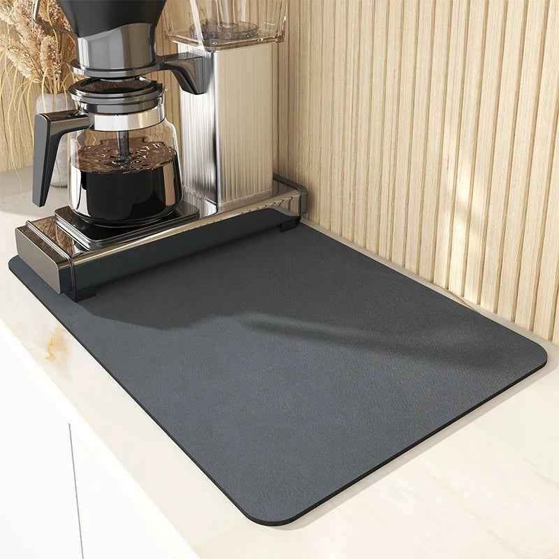 Super Absorbent Kitchen Tableware Impermeable Drainage Mat Coffee Dish Drying Mat Heat Insulation Non-slip Pad Tableware Mats