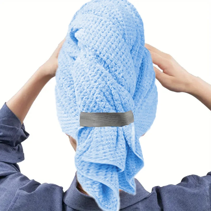Extra Large Microfiber Quick Dry Hair Towel Wrap Turban Ultra Absorbent Soft