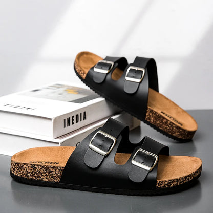 Summer men and women slippers Birken indoor non-slip cork slippers girls beach outdoor sandals family comfortable casual shoes