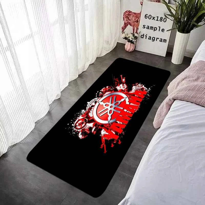 House Entrance Doormat Hallway Carpet Living Room Rugs Bedside Foot Carpets Y-YAMAHA Bathroom Rug Floor Mats Non-slip Home Decor