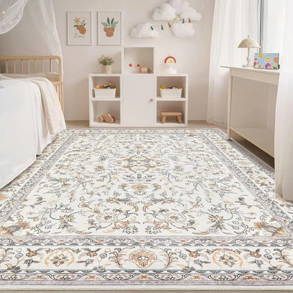 Amecrian Vintage Living Room Carpet Nonslip Machine Washable Print Coffee Table Floor Mat Large Bedroom Bedside Rug Ковер 러그