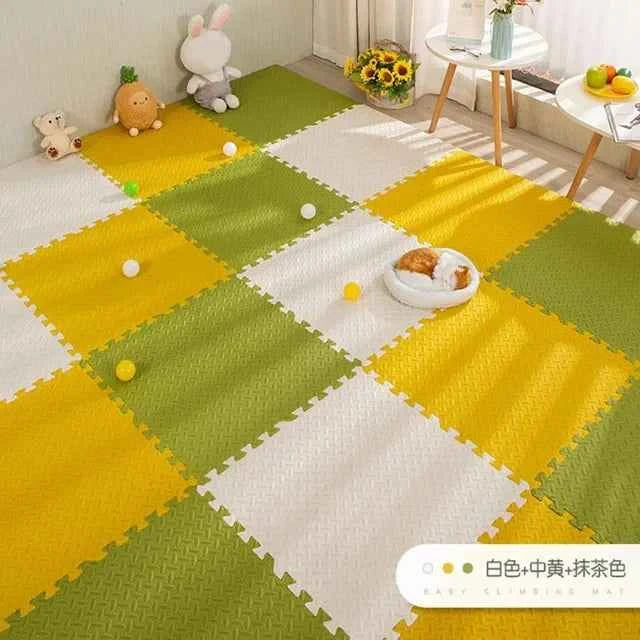 16pcs Foam Baby Play Mat Puzzle Mat Kids Interlocking Exercise Tiles Rugs Puzzle Floor Tiles Toy Carpet Soft Carpet 30*30*1cm