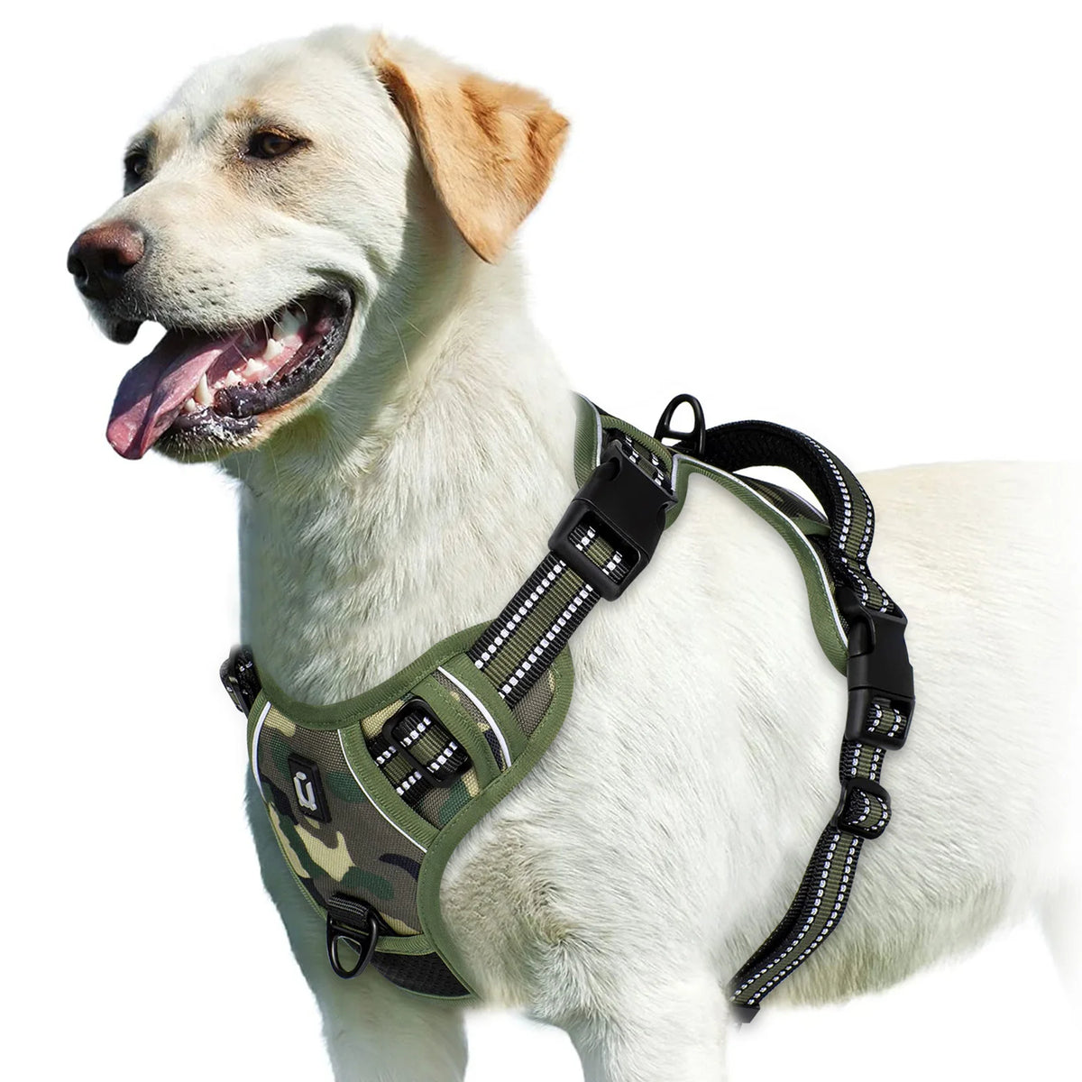 No-Pull Adjustable Dog Harness with Control Handle