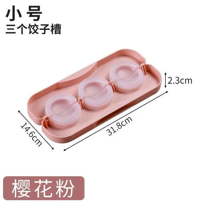 8-Grid Dumpling Making Mold Pleated Pressing Edge Design Dumpling Mould Labor-Saving Dumpling Maker Kitchen Accessories