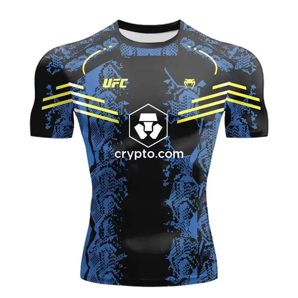 2025 New Hot Selling UFC Boxing Match Pursuer T-shirt For Men And Women In Summer  Casual Breathable Oversized Quick Drying Top