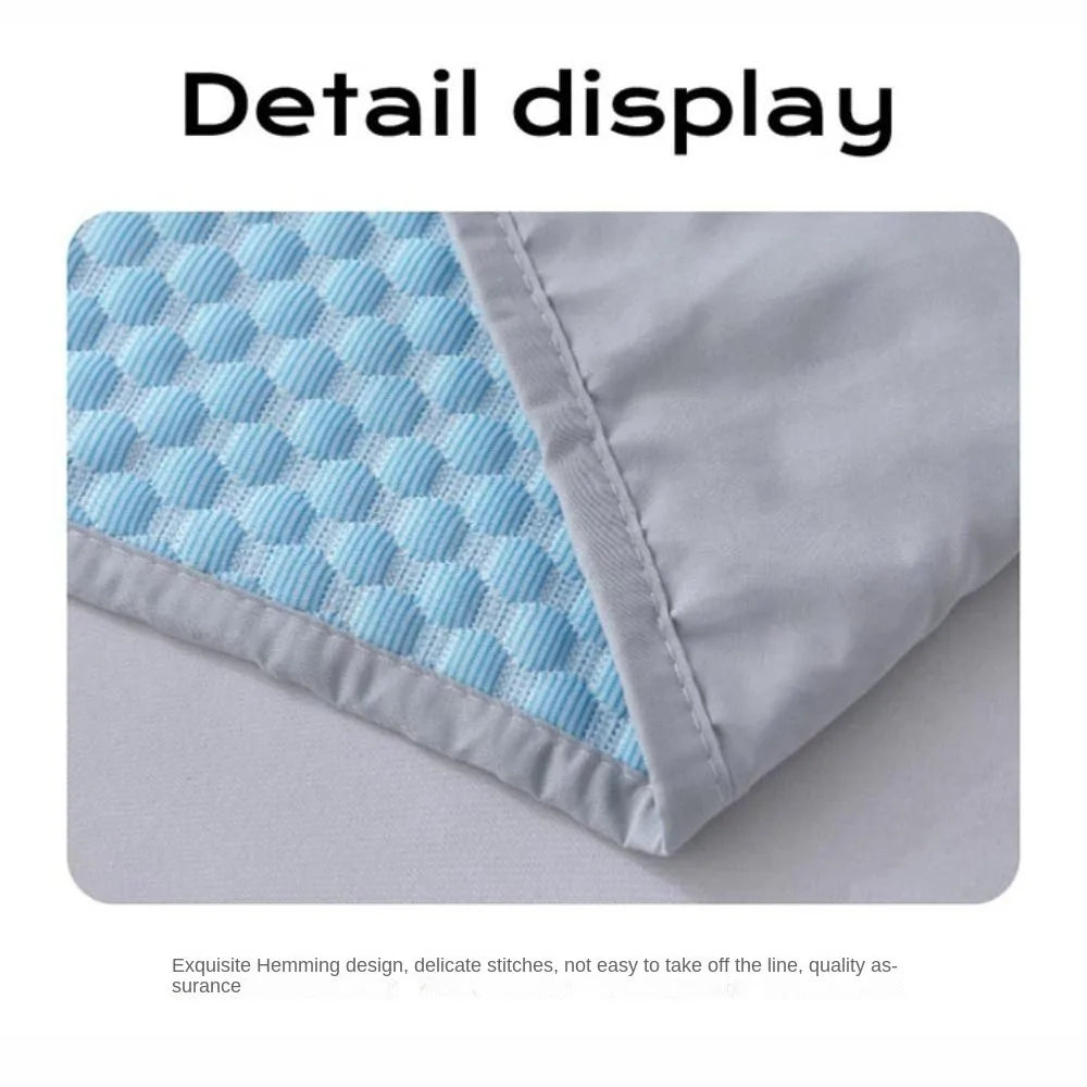Cotton Anti-Mite Pillow Protector, Half-Pack Grey
