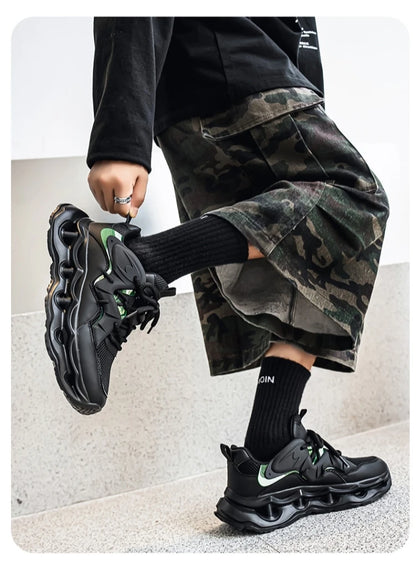 Men's Basketball Shoes Breathable Cushioning Non-Slip Wearable Runing Shoes Gym Training Athletic Basketball Sneakers for Women
