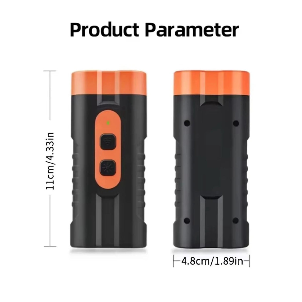 Dual-Head USB Rechargeable Ultrasonic Dog Repeller
