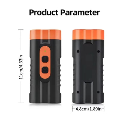 Dual-Head USB Rechargeable Ultrasonic Dog Repeller