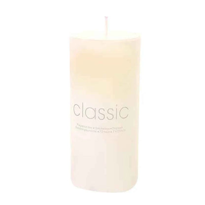 Classic European Ivory White Large Cylindrical Candle Smokeless and Tasteless Romantic Wedding Hotel Decorative Pole Wax