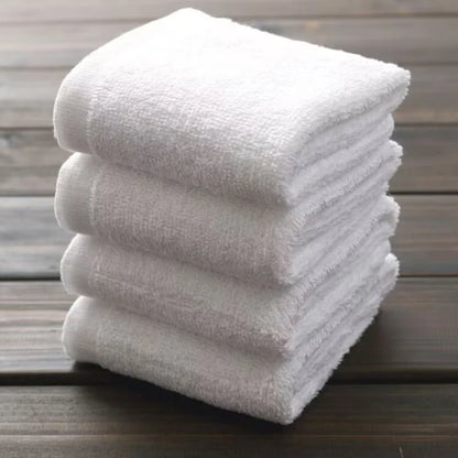 6-Count Disposable Cotton Square Towels — Salon, Daycare & Home