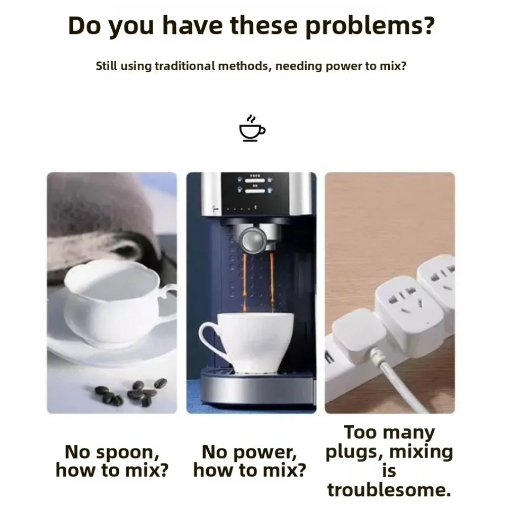 Magnetic Self-Stirring Mug – Portable Mixing Cup for Travel & Car Cup Holders